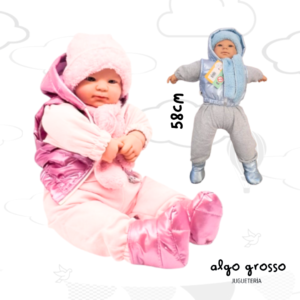 BEBE JOAQUIN o JUAQUINA - PUFFER SOFT "CASITA DE MUÑECAS" art.112B