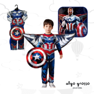 DISFRAZ CAPITAN AMERICA NEW WORLD TALLE 1 art.CAD1172