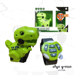 ROBOLINK DINO ROBOT 10CM CON RELOJ RADIO CONTROL art.IKROBOT004