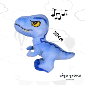 PELUCHE JURASSIC WORLD BLUE 30CM CON SONIDO art.JW053