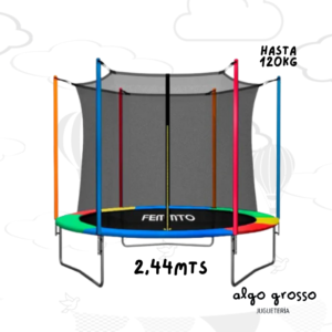 CAMA ELASTICA CON PROTECCION 244CM art.C104