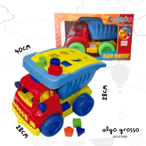 CAMION SUPER TURBO VOLCADOR CON ENCASTRES art.151026