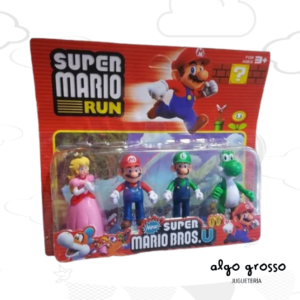 SUPER MARIO BROSS SET DE 4 FIGURAS DE 11CM "ALTERNATIVO"