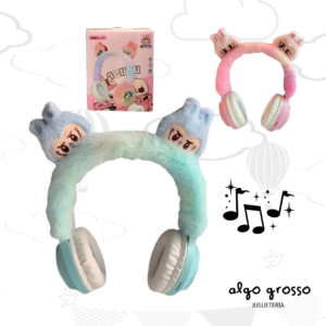 AURICULARES VINCHA LABUBU PELUCHE art.839/840