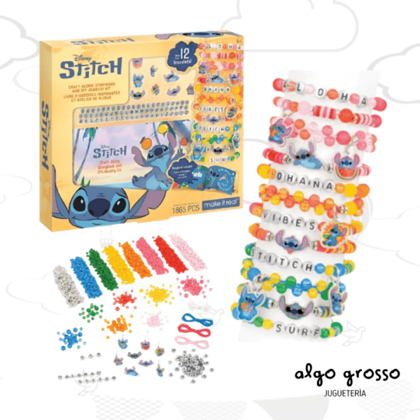 SET DE PUSERAS ALFABETO STICH MAKE IT REAL art.IKMAKE026