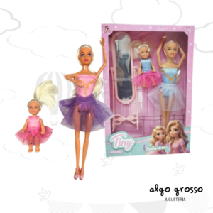 TINY MUÑECA BAILARINA BALLET + MUÑEQUITA art.55857