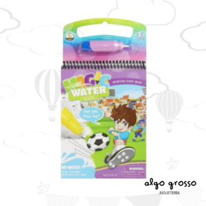 MAGIC WATER LIBRO DE FUTBOL PARA PINTAR CON AGUA art.55509