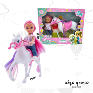 TINY MINI MUÑECA LUCY POP ´+ CABALLO art.54912