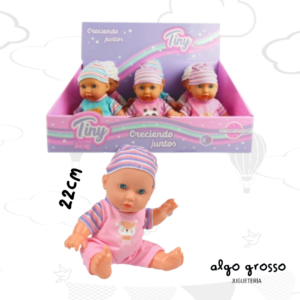 BEBE TINY DE 22CM CRECIENDO JUNTOS - SUELTO art.53723