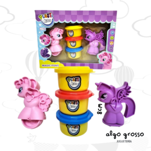 PLASTI KIDS MASAS CON 2 UNICORNIOS art.55151