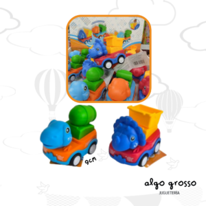 BABY GUS AUTITOS DINO BUS SURTIDOS A FRICCION 9CM art.55757