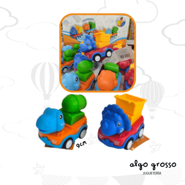 BABY GUS AUTITOS DINO BUS SURTIDOS A FRICCION 9CM art.55757