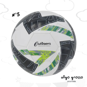 PELOTA FUTBOL N5 VOLT VERDE Y NEGRO art.3358