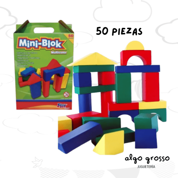 CAJA MINI BLOK MADERA  MULTICOLOR art.1617