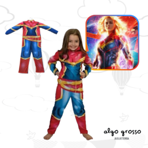 DISFRAZ CAPITANA MARVEL TALLE 2 art.CAD8256
