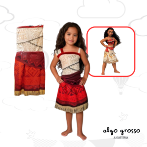 DISFRAZ MOANA TALLE 1 ECO art.CAD1154