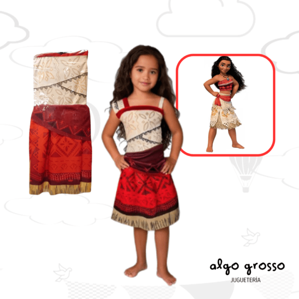 DISFRAZ MOANA TALLE 1 ECO art.CAD1154