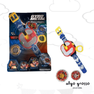GYRO METAL TROMPO CON LUZ WATCH SPIN BLISTER art.IKGYRO005