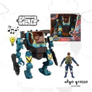 ARTRICIAL COMBAT MEGA ROBOT CON LUZ Y SONIDO art.IKSOLD002