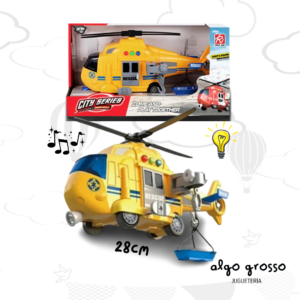 CITY SERIES HELICOPTERO RESCATE LUZ - SONIDO art.IK0718