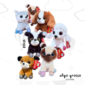 ANIMALES PERROS SURTIDOS SENTADOS DE 20CM art.8300