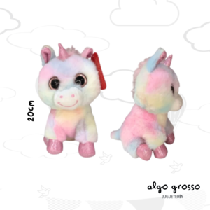 UNICORNIO SURTIDO SENTADO DE 20CM art.8301