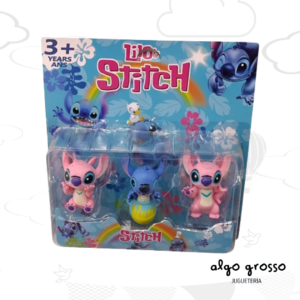 LILO Y STITCH SET 3 FIGURA DE 8CM BLISTER "ALTERNATIVO"