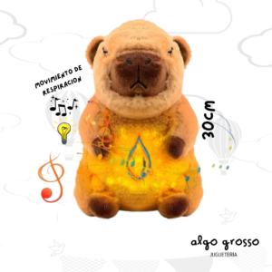 CAPIBARA PELUCHE QUE RESPIRA DE 30CM "ALTERNATIVO"
