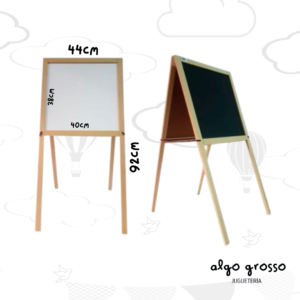 PIZARRA DOBLE FAZ CON PIE - CHICA art.607