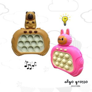 POP IT ELECTRONICO CAPIBARA - LABUBU CHICO "ALTERNATIVO" art.616/615