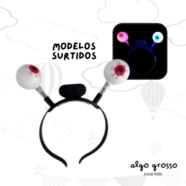 HALLOWEEN VINCHA OJOS CON LUZ art.MQ15-24