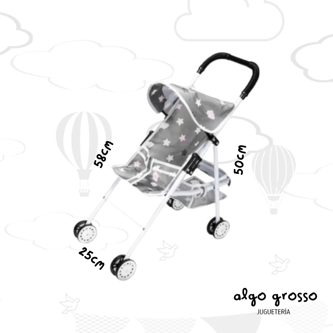 COCHE DE PASEO PARA MUÑECA art.YL519