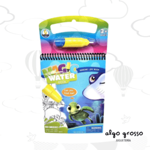 MAGIC WATER LIBRO DE ANIMALES DEL MAR PARA PINTAR CON AGUA art.55910