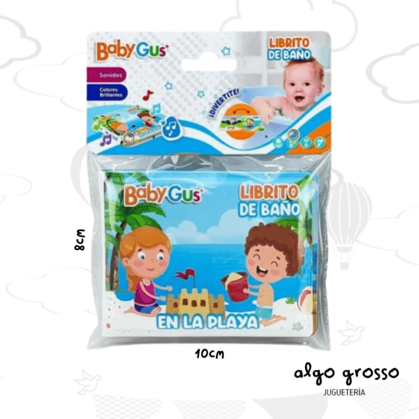 LIBRITO PARA EL AGUA DE BAÑO - EN LA PLAYA art.54778