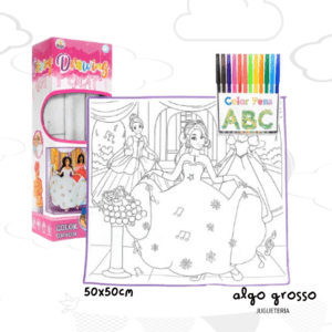 DRAWING MAT ALFOMBRA PARA PINTAR LAVABLE DE PRINCESAS  art.55916