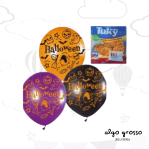 HALLOWEEN GLOBOS X8 SURTIDOS art.2874