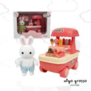 CONEJO AFELPADO - BAY DREAMY - CARRITO HELADO art.6703
