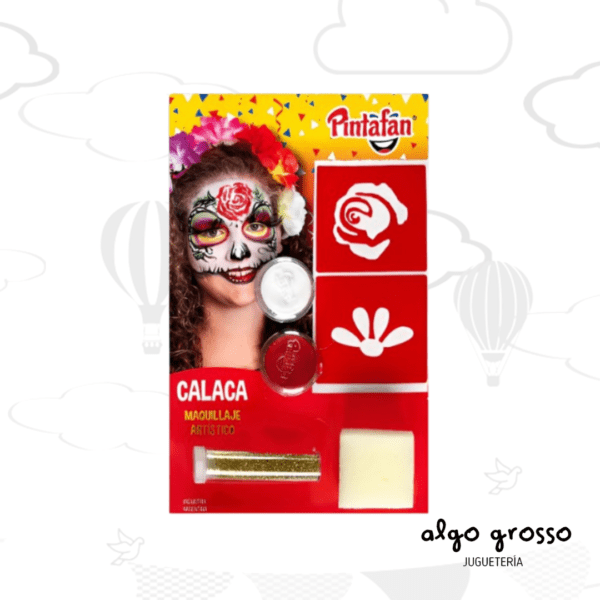 HALLOWEEN MAQUILLAJE CON GLITTER art.0616