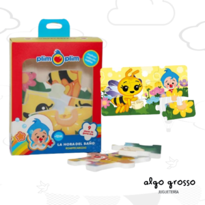 PLIM PLIM - LA HORA DEL BAÑO - PUZZLE ABEJITA CHIQUITITA 9 PIEZAS art.087