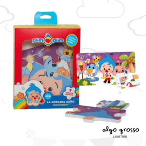 PLIM PLIM - LA HORA DEL BAÑO - PUZZLE A BAILAR 9 PIEZAS art.090