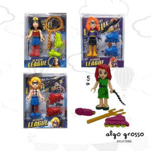 MUÑECA HEROINA 9CM CON ACCESORIOS art.FD92016-78