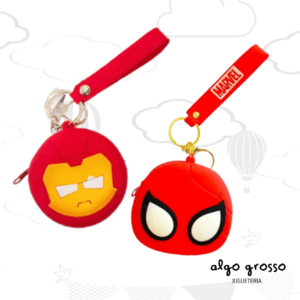 MONEDERO SUPER HEROES SILICONA 8CM art.CB030