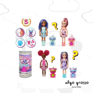 BARBIE POP REVEAL MUÑECA CHELSEA SURTIDO ANIMALITOS +5 SORPRESAS art.JCX93