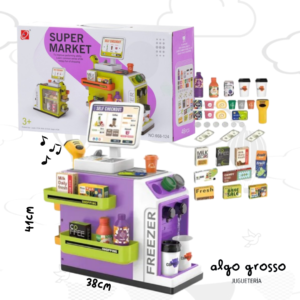 SUPERMARKET CON DISPENSER DE CAFE + REGISTRADORA art.7062