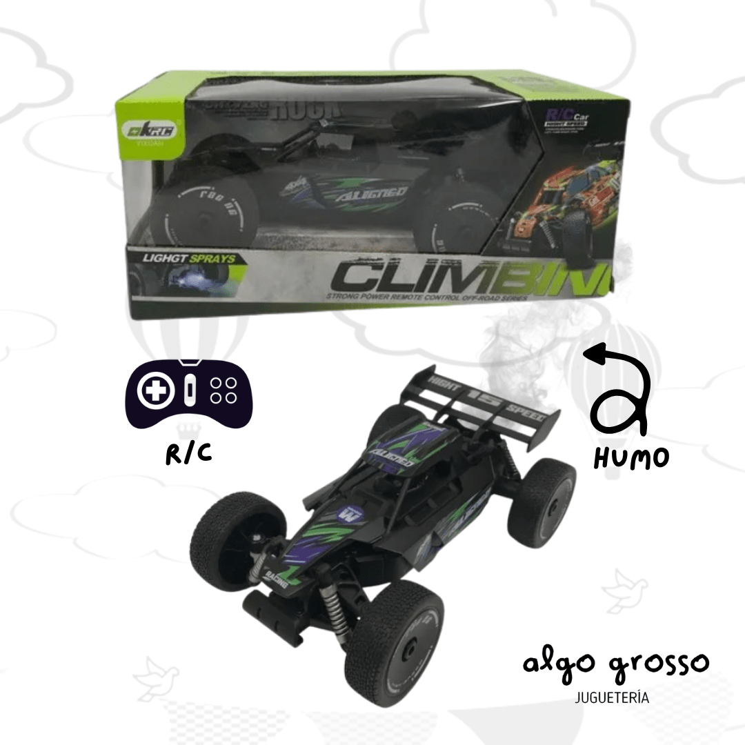 CLIMBING BUGGY A RADIO CONTROL - EFECTO HUMO art.KM661-6