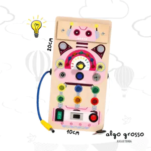 ROBOT DIDACTICO MADERA CON LUZ - ONSHINE art.NA205268