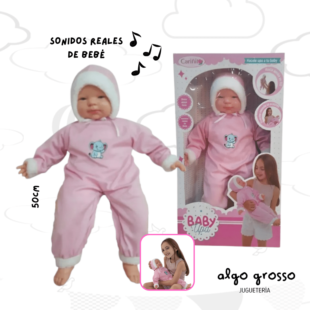 BABY UPA BEBE INTERACTIVO DE 50CM art.968