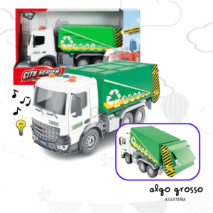 CAMION BASURA CITY SERIES CON LUZ Y SONIDO art.IK0725