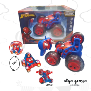 SPIDERMAN AUTO RADIO CONTROL - 4F STUNT RECARGABLE art.IKDIS042