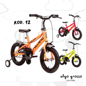 BICICLETA ROD 12 EXTREME - VULCANO CON CAMARA art.6129